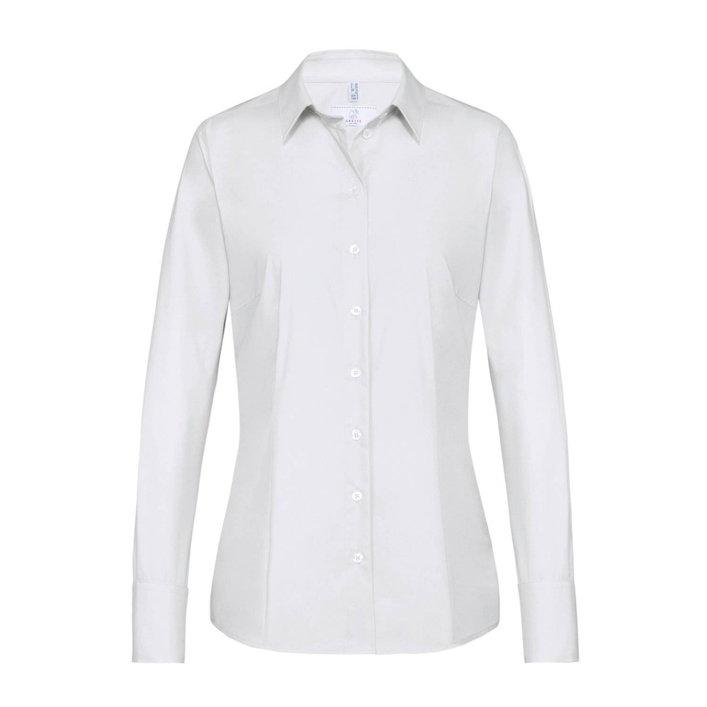 Basic-Bluse, weiß