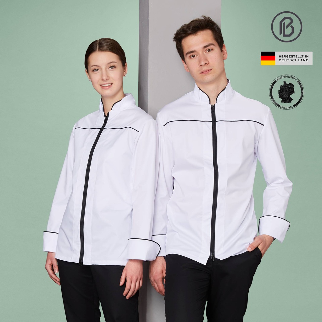 Satin-Riccardo, weiß