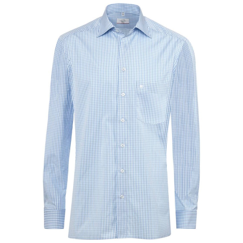 Hemd, vichy karo bleu, -SALE-