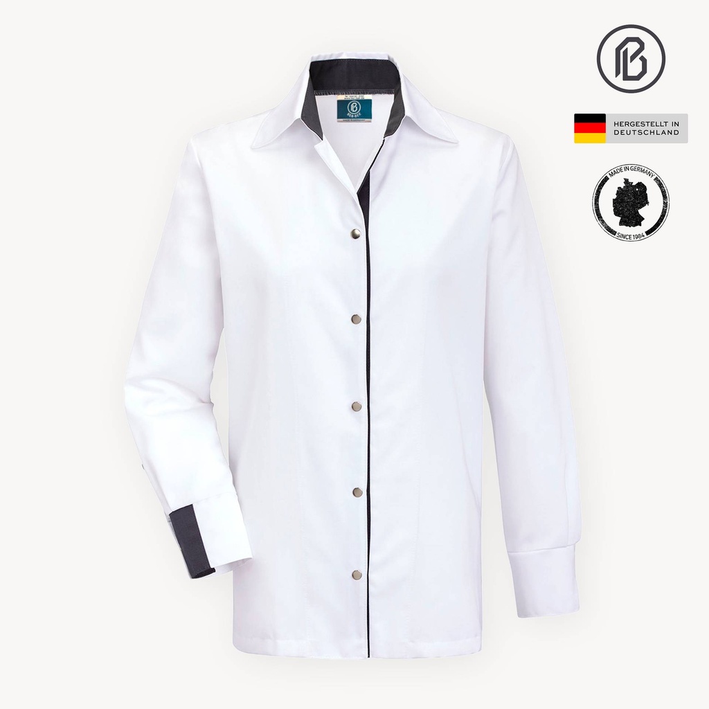Kochbluse Soft-Stella, weiß