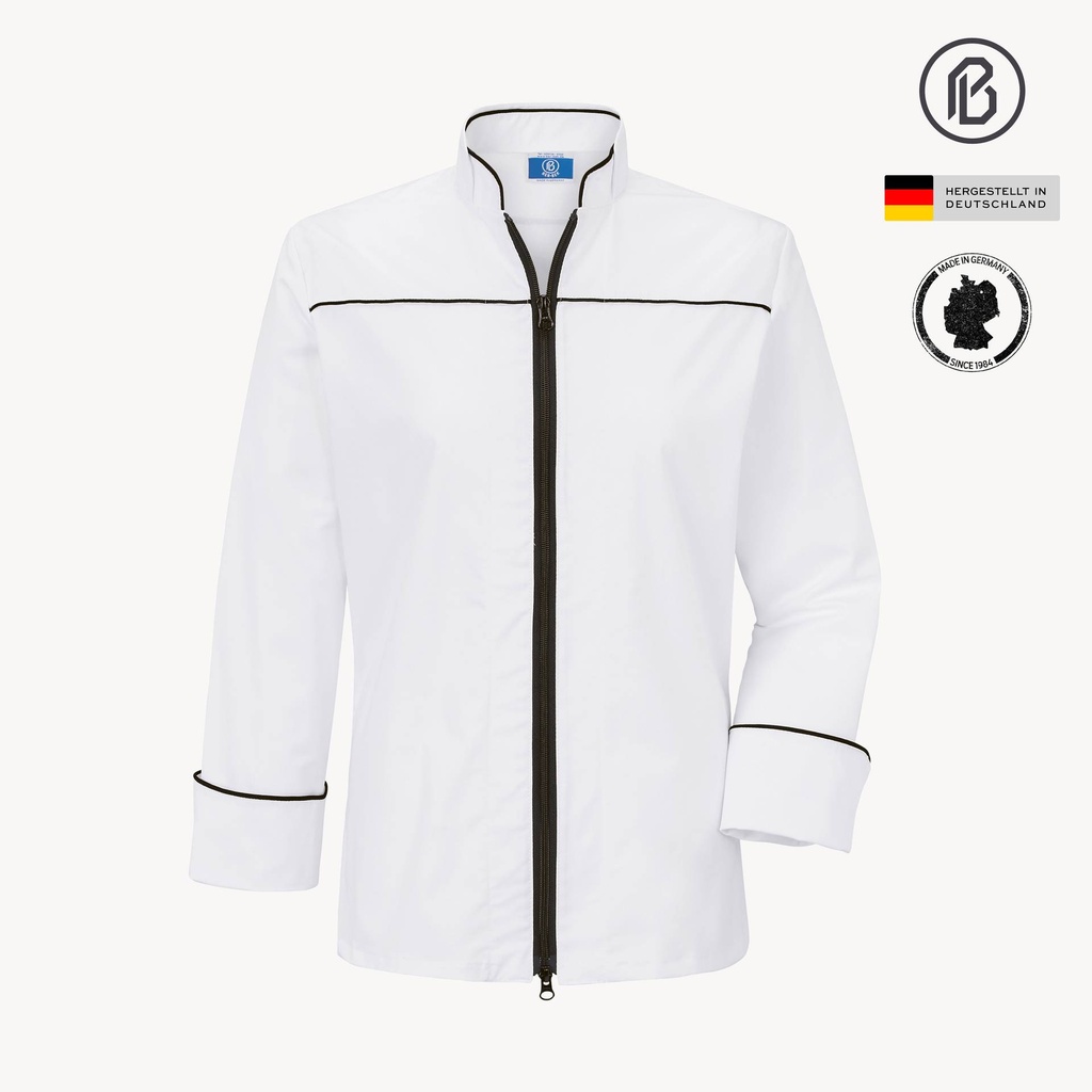Top-Chef-Riccarda, weiße Damen-Kochjacke