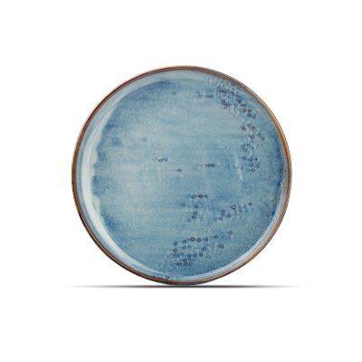 Teller blauer Nova aus Porzellan, 26 cm