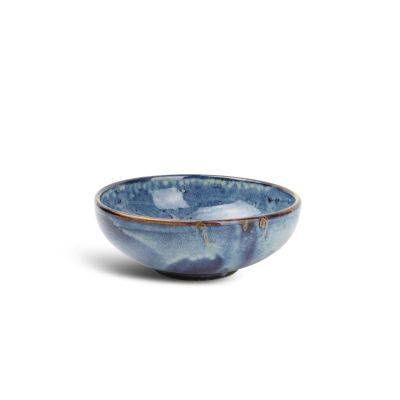 Schüssel Nova aus Porzellan, ø 18 cm, H 6,5 cm, blau