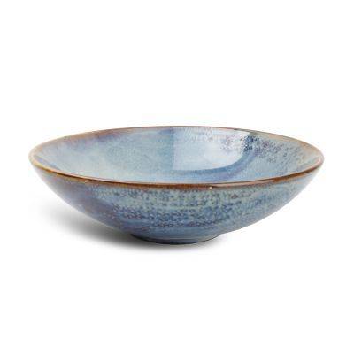 Schale Nova aus Porzellan, ø 26 cm, H 7,5 cm, blau