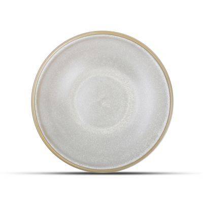 Servierplatte Usko aus Porzellan, ø 30,5 cm, H 4,5 cm