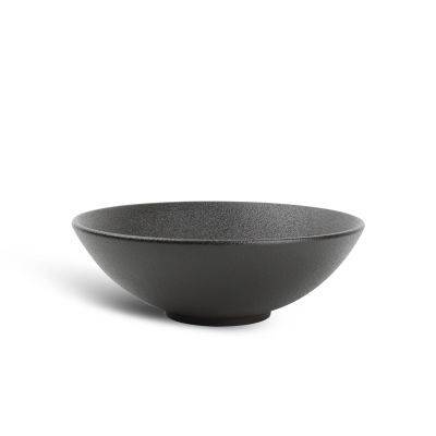 Schüssel Dusk aus Porzellan, ø 18 cm, H 6 cm, schwarz