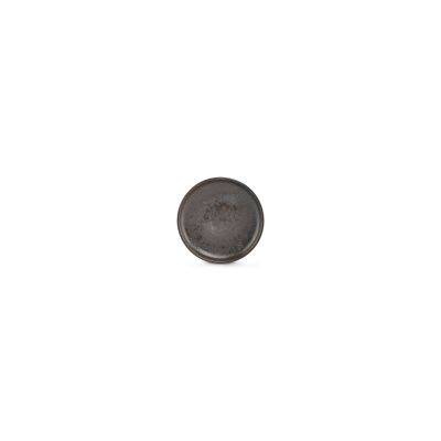 Teller Ceres aus Porzellan, 12 cm, schwarz