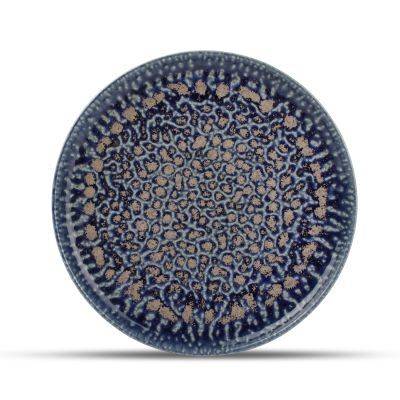 Teller Oxido aus Porzellan, 28,5 cm, kobalt