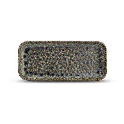Servierplatte smaragdgrün Oxido, 22 x 10 cm
