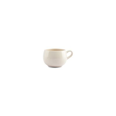 Becher Vanille Curvo aus Porzellan, 30 cl