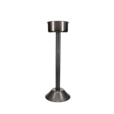Champagnerkühler Stand Bar aus Edelstahl