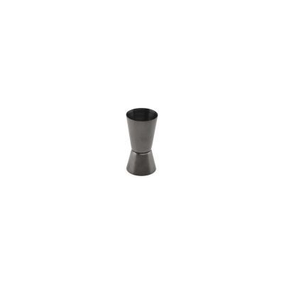 Jigger Bar aus Edelstahl, 5 cl & 3 cl, antikschwarz