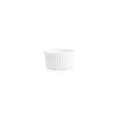 Auflaufform Flavor aus Porzellan, ø 7 cm, H 3,5 cm, weiß