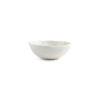 Schüssel Filo aus Porzellan, Ø 20,5 cm, H 7,5 cm, weiß