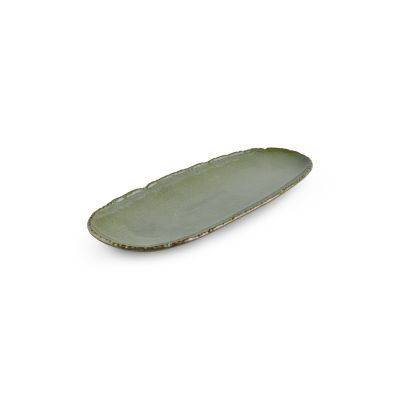 Servierplatte Filo aus Porzellan, 34 × 14,5 × 2,5 cm