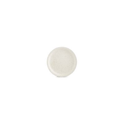 Teller Kreideweiß Calca aus Porzellan, 15 cm