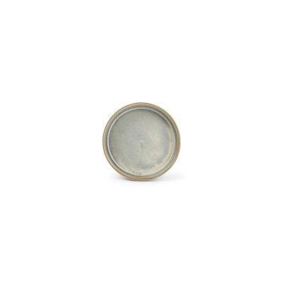 Teller Usko aus Porzellan, Ø 13,5 cm, H 3 cm, grün