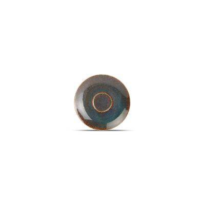 Untertasse Cirro aus Porzellan, 14 cm, grün