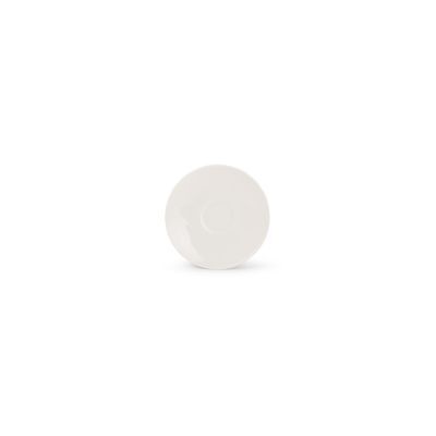 Mokka-Untertasse Cirro aus Porzellan, 12 cm, weiß