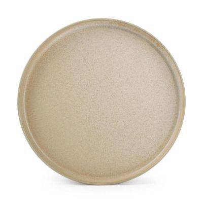 Teller Pila aus Porzellan, 27,5 cm, beige