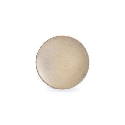 Teller Cirro aus Porzellan, 16 cm, beige
