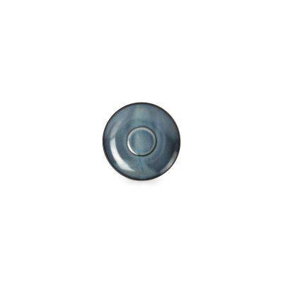 Untertasse Cirro aus Porzellan, 14 cm, dunkelblau