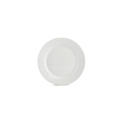 Teller Bistro aus Porzellan, 24,5 cm, weiß