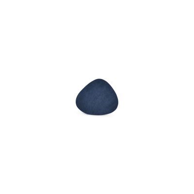 Untersetzer Lederlook Schicht, 11 x 10 cm, blau