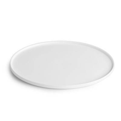 Teller Verso, ø 31 cm, H 1,2 cm, weiß
