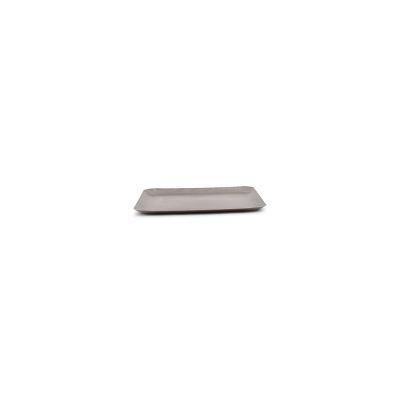 Servierplatte, Serve aus Edelstahl, 19 × 19 × 0,5 cm