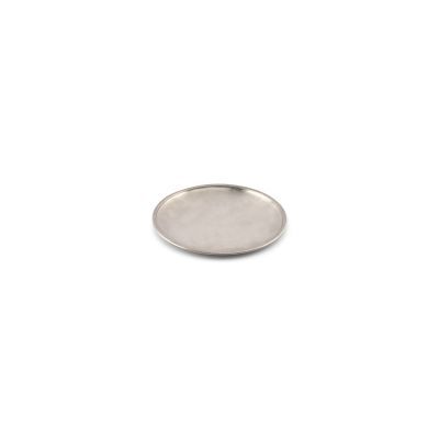 Teller Serve aus Edelstahl, 14 cm, antiksilber