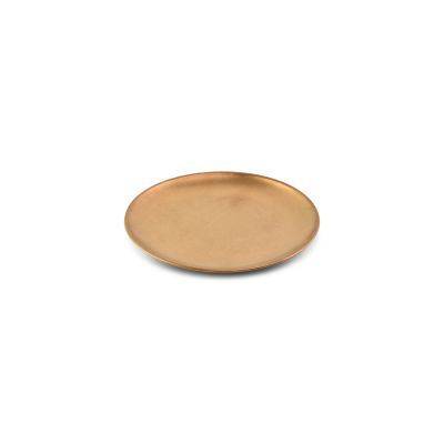 Teller antikgold Serve aus Edelstahl, 20 cm