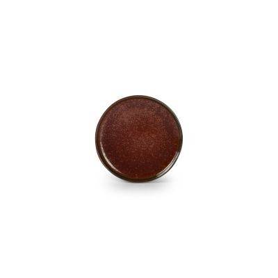 Teller Tapa aus Porzellan, 11 cm, rot