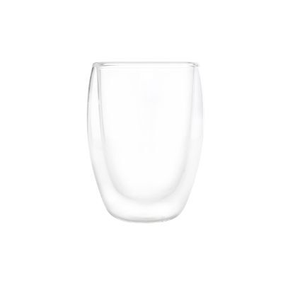 Becher unhandlich doppelwandig Dobble aus Glas, 38 cl