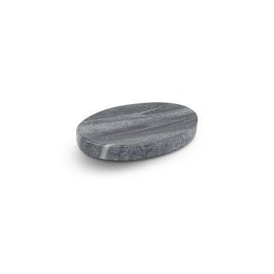 Servierplatte Marmor Pura, 16 x 11 cm, schwarz