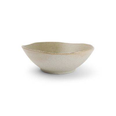 Schüssel Oliv Mosaik, Ø 19,5 cm, H 6,5 cm, olive