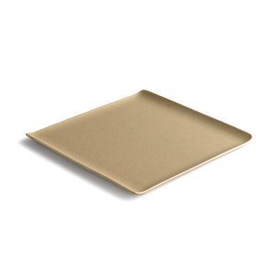 Teller Verso, 27 x 27 cm, beige