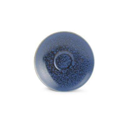 Untertasse Ash aus Porzellan, 16 cm, blau