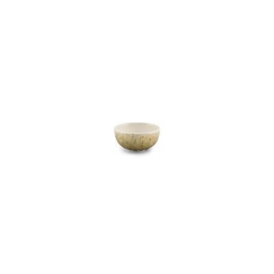 Schüssel Resto aus Porzellan, ø 10 cm, H 4,5 cm, grünbraun