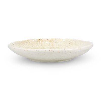 Schale Vita aus Porzellan, ø 29 cm, H 5,5 cm, beige