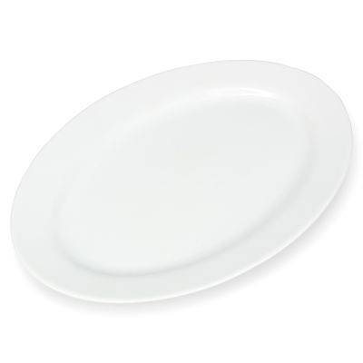 Servierplatte Bistro aus Porzellan, 30,5 × 20,5 × 2,5 cm