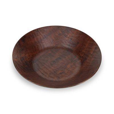 Servierschale Kastanie Omni aus Holz, ø 40 cm, H 9,5 cm