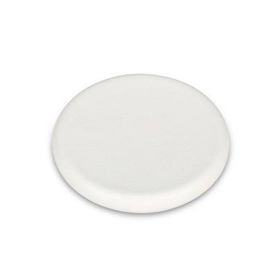 Flacher Teller Dusk, Ø 15,5 cm, H 2 cm, weiß