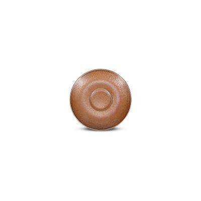 Untertasse Ovio, 14 cm, dunkelbraun