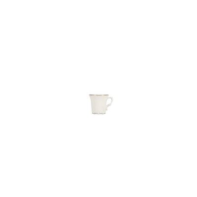 Mokkatasse mit goldenem Rand Retro, 11 cl