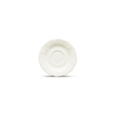 Untertasse Retro, 16,5 cm, elfenbein