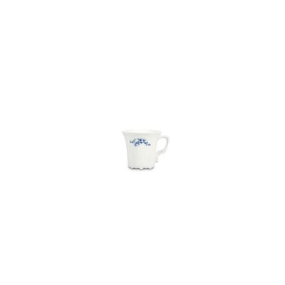 Mokkatasse blaue Blume Retro, 11 cl