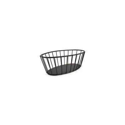 Drahtkorb Cesta, 21 × 11 × 7 cm, schwarz