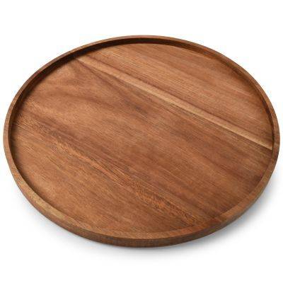 Servierbrett Akazie Santo aus Holz, ø 33 cm, H 2 cm