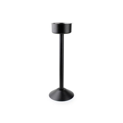Champagnerkühlerständer Black Bar aus Edelstahl